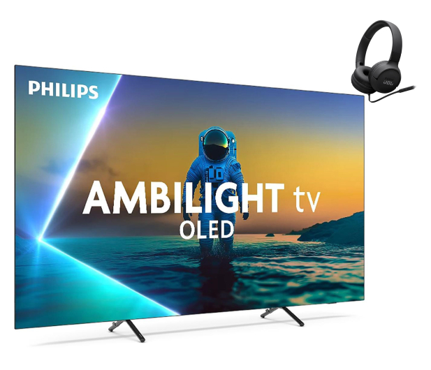 Philips 77OLED820 77" OLED 4K 144 Hz Ambilight+SŁUCHAWKI NAUSZNE JBL - 1531913 - zdjęcie